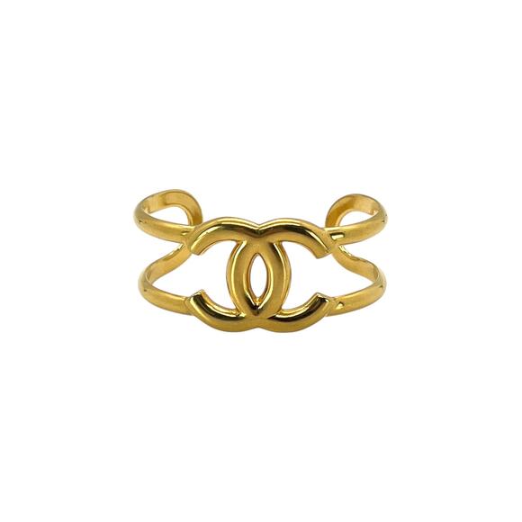 Chanel Vintage CC Bangle Bracelet - Picture 1 of 10